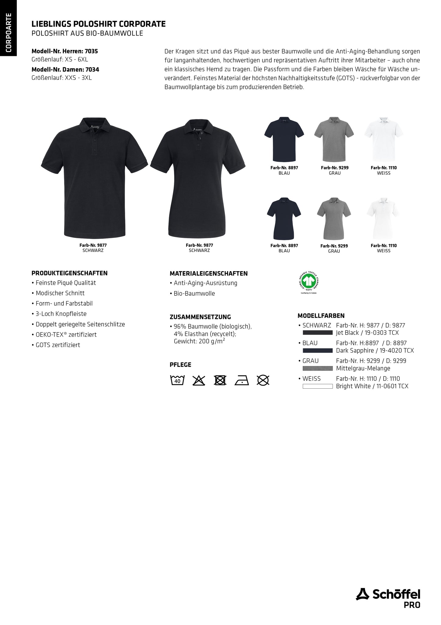 Lieblings Polo Herren (dunkel) | POLOSHIRT AUS BIO-BAUMWOLLE